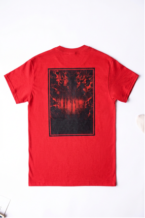 Red Horror Skull Tee