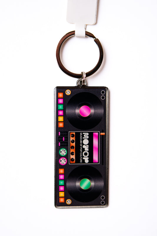 MOPOP Turntable Keychain
