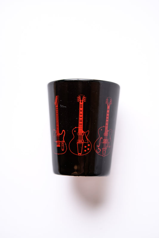Guitar Anatomy Shot Glass