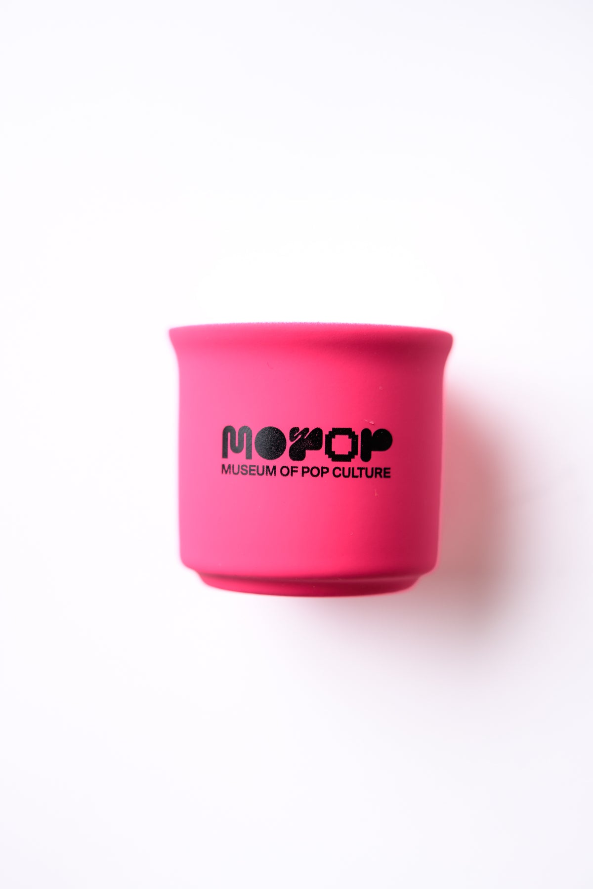 MOPOP Logo Shot Glass — Pink