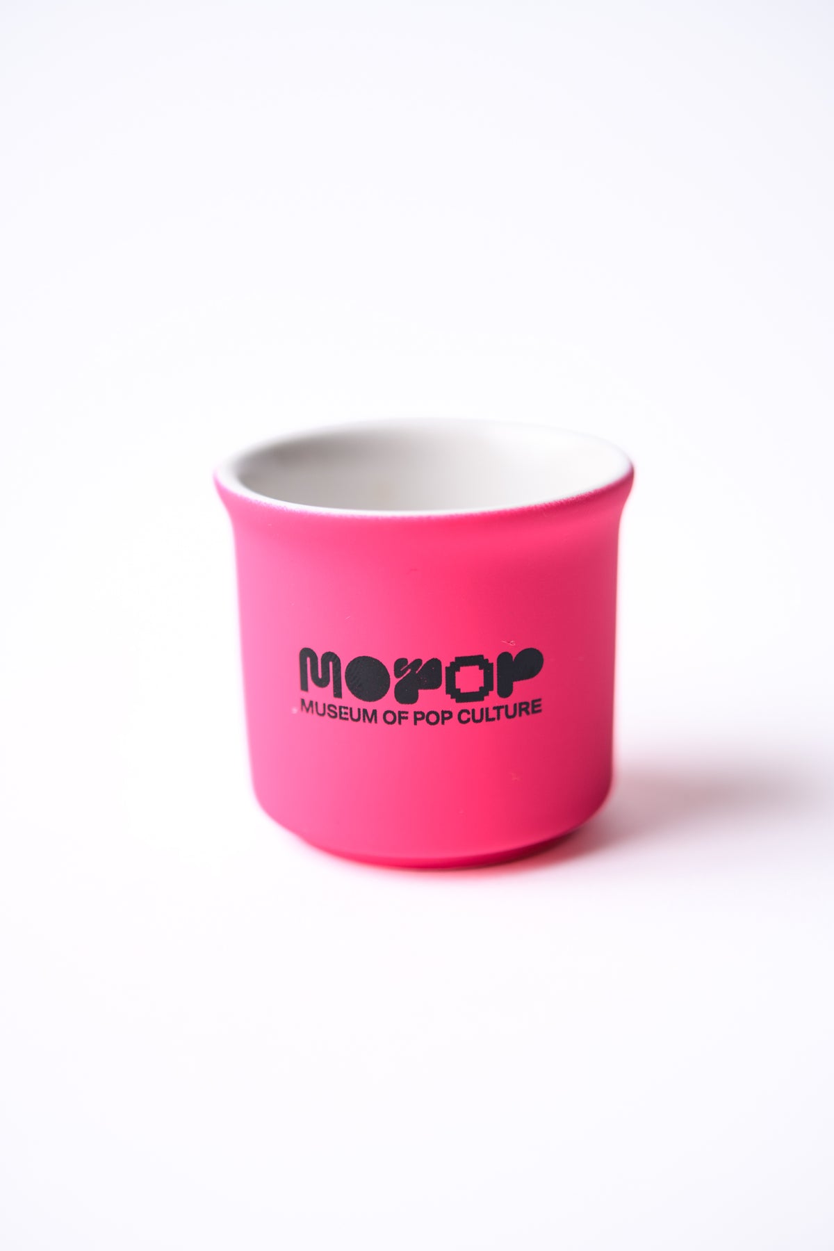 MOPOP Logo Shot Glass — Pink