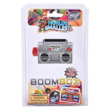 WORLDS SMALLEST BOOM BOX