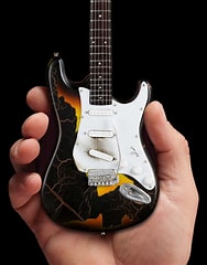 GUITAR MINI FENDER STRAT BURNT