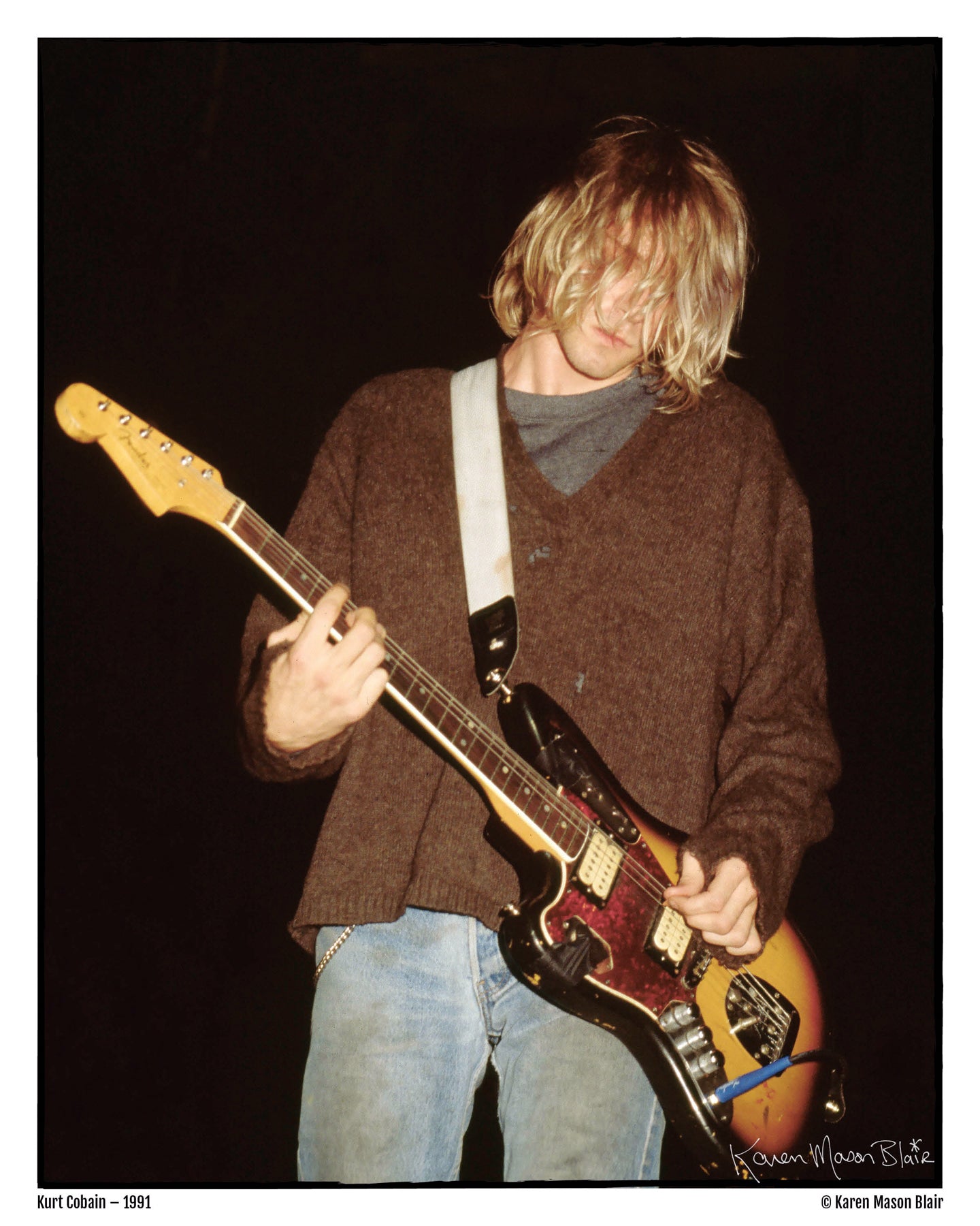 PRINT COBAIN LITHIUM COLOR SIGNED 91