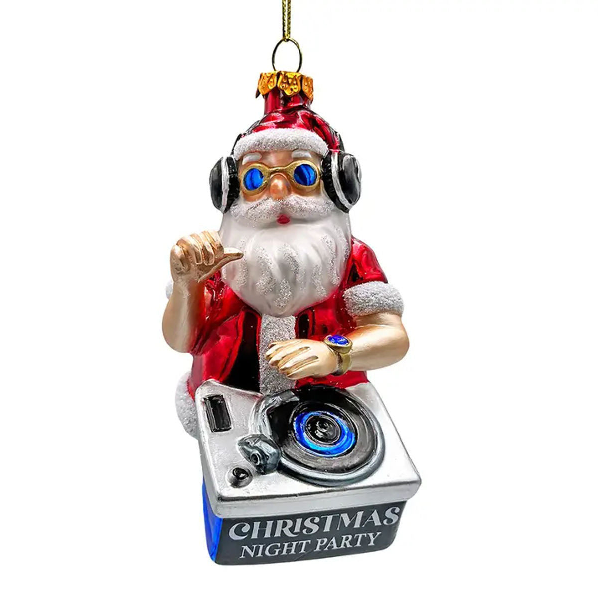 DJ Santa Ornament